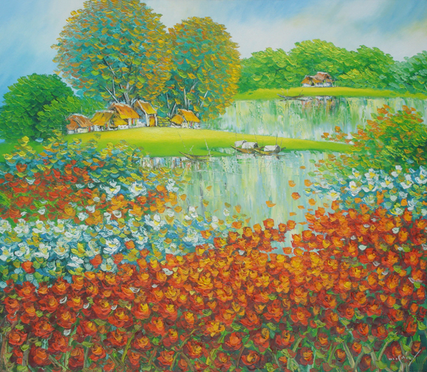 Flower village